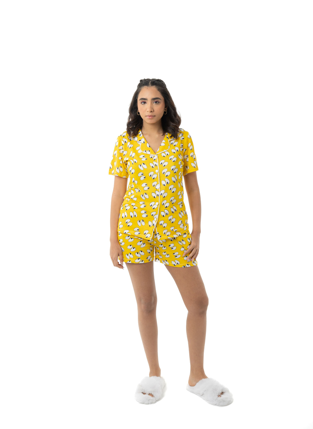 Yellow Eyes Pajama Set