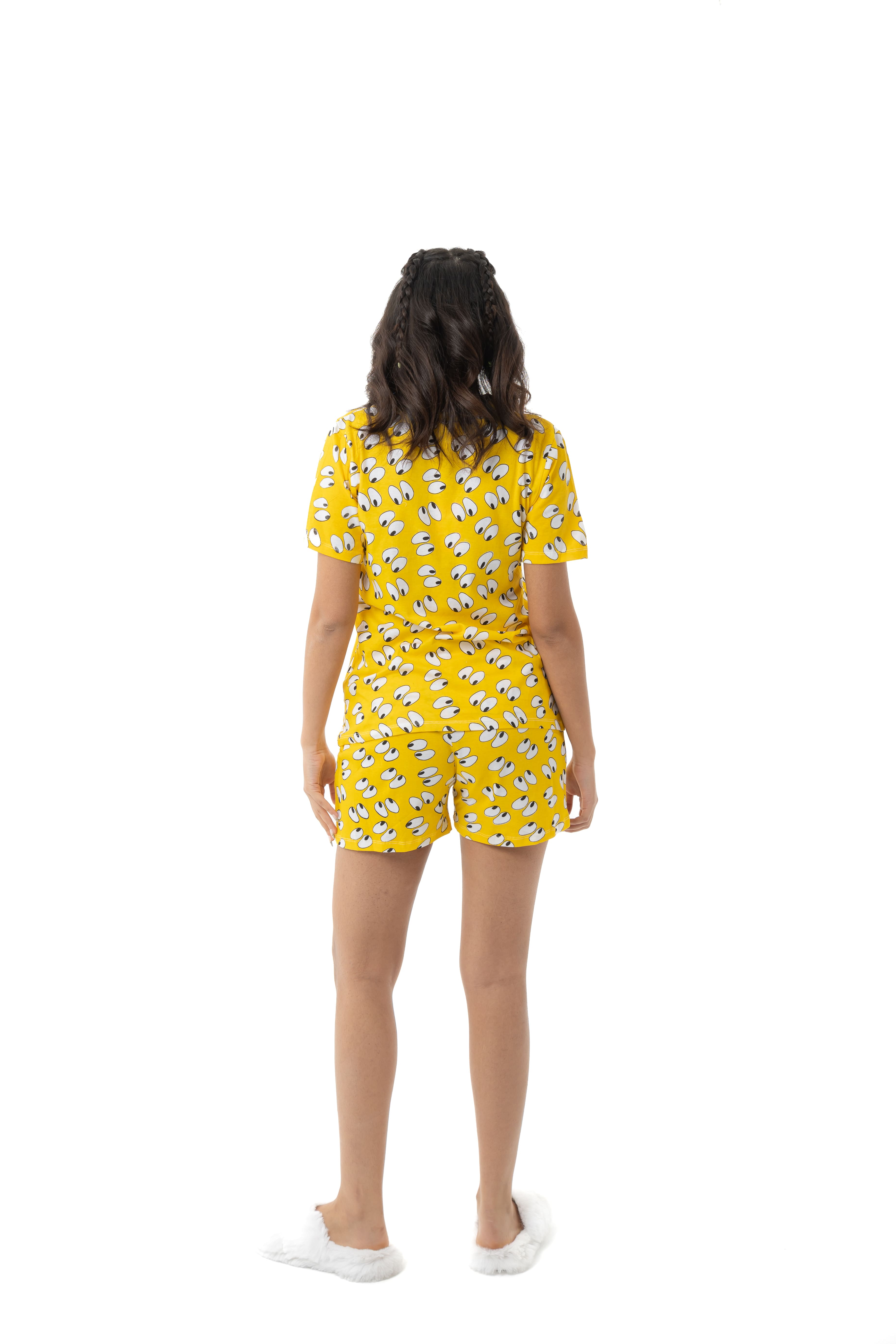 Yellow Eyes Pajama Set