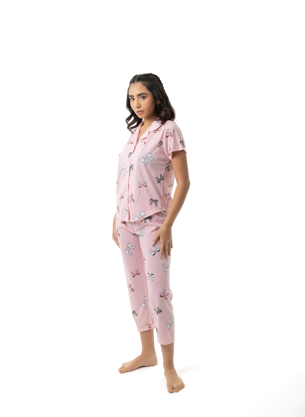Soft Bow Pajama Set