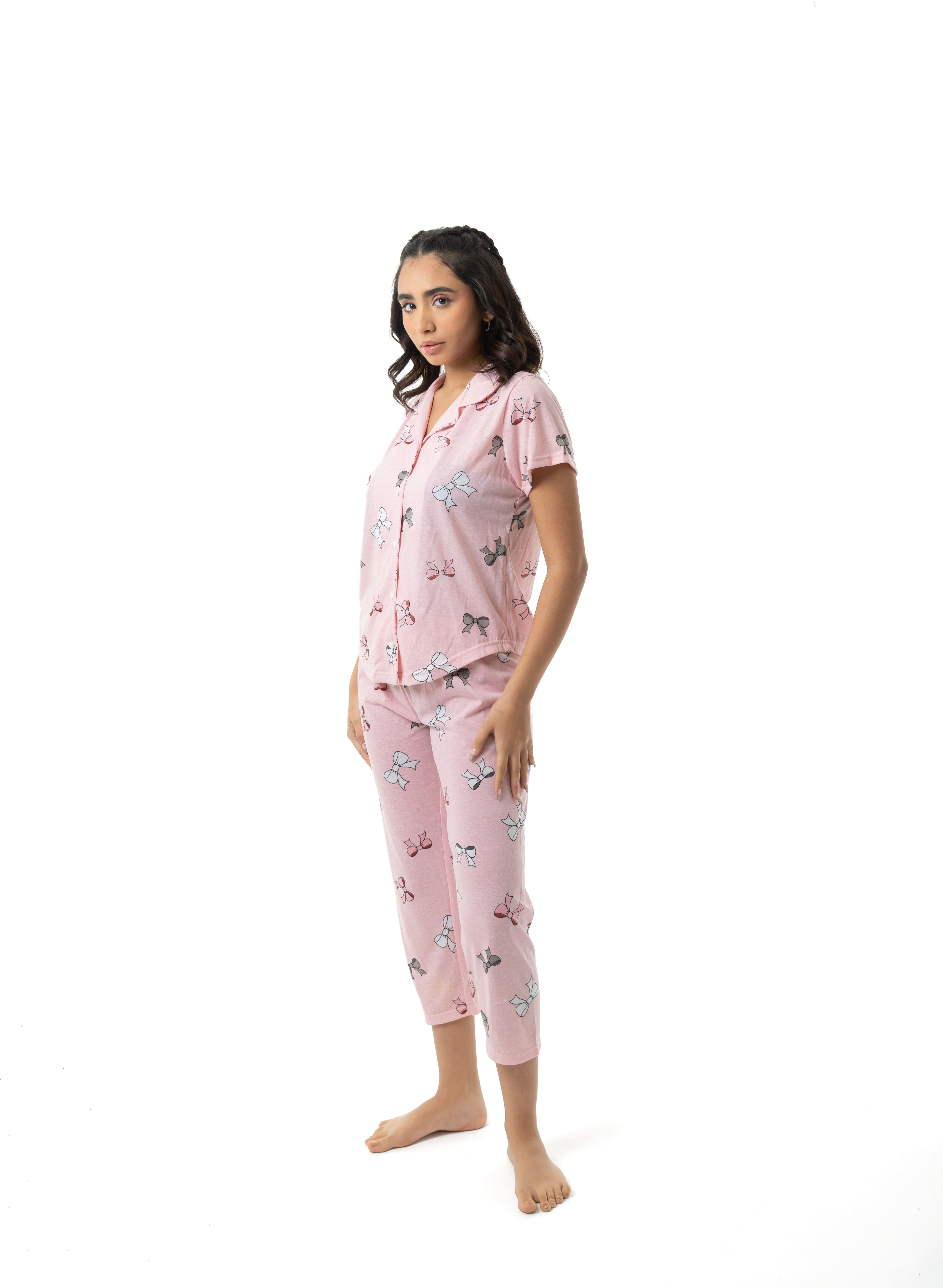 Soft Bow Pajama Set