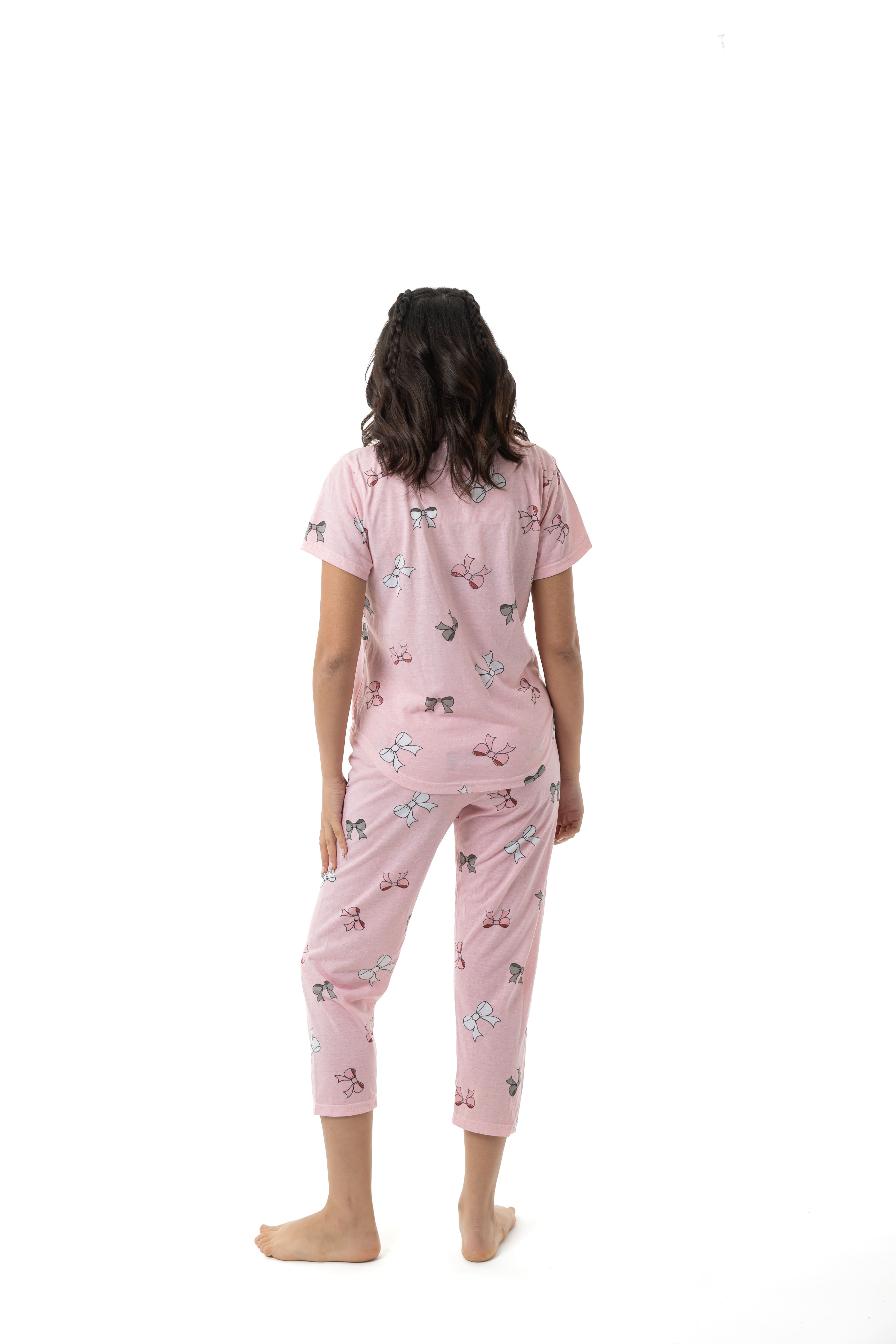 Soft Bow Pajama Set