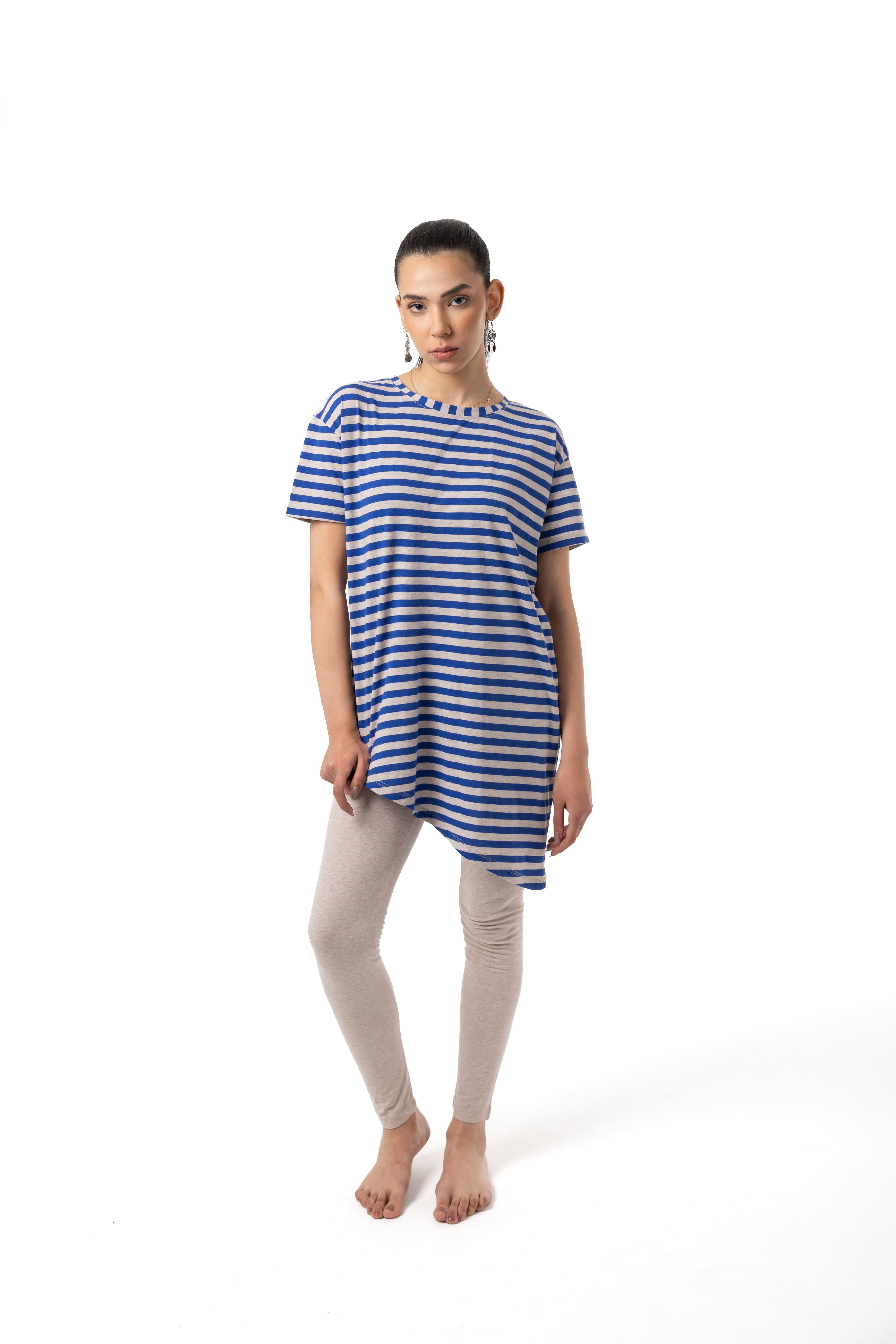 Blue Striped Comfort Pajama Set