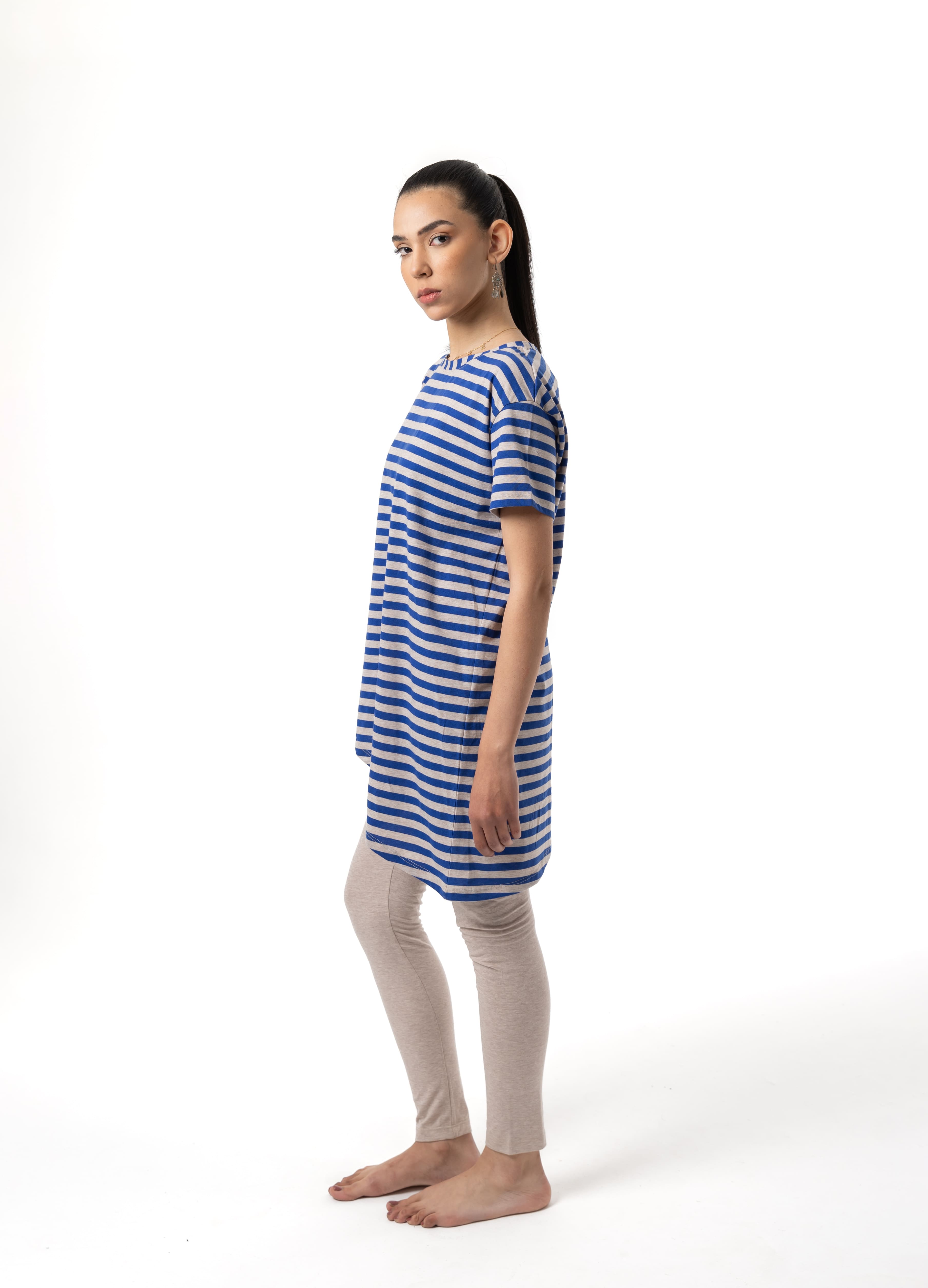 Blue Striped Comfort Pajama Set